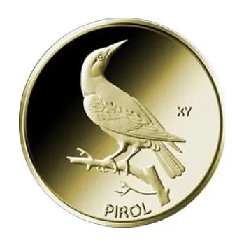 20 Euro zlatá mince Heimische Vögel - Pirol 2017 (G)