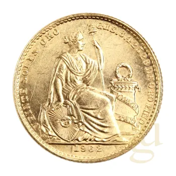 20 Soles zlatá mince Peru