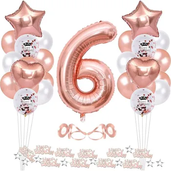 Balónek Narozeninová sada balónků 6 let