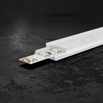 Lampička EVN APFLAT4 Al profil, 200cm U profil, ohebný - vnitřní šířka 1,5 cm hliník eloxovaný, opál - Doprava zdarma