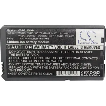 Baterie k notebooku Baterie Cameron Sino CS-DE1200NB za DELL 312-0335 - neoriginální