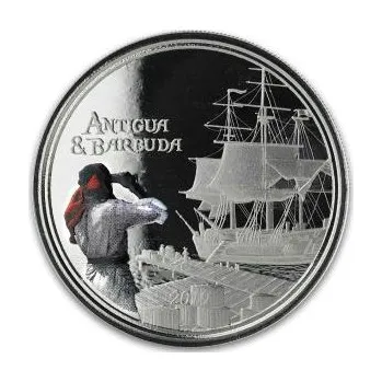 1 unce stříbrná mince EC8 Antigua & Barbuda - Rum Runner 2019 - coloriert