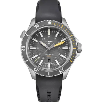Hodinky Traser H3 110330 P67 Diver Automatic T100 Grey Mens Watch 46mm 50ATM