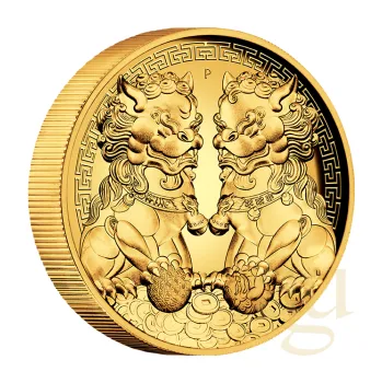 2 unce zlatá mince Austrálie Double Pixiu 2020 - High Relief - leštěná deska