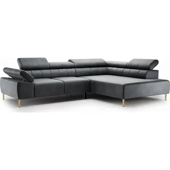 Sedací souprava BOGART. Sedací rohová souprava Taloria, Zetta 305/zlaté nohy pravá