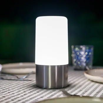 Venkovní osvětlení Newgarden LED dobíjecí stolní lampa Maia, šedá, IP54, RGBW bílá, šedá 1 x 1 W LED