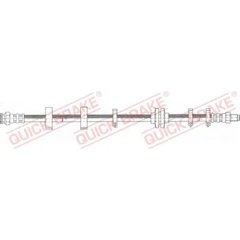 Brzdová hadice Brzdová hadice QUICK BRAKE 32.912