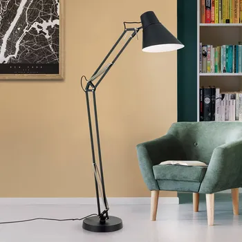 Lampička Orion Stojací lampa Bachelor s nastavitelnými klouby - délka napájecího kabelu 150 cm černá 1 x 40 W - Doprava zdarma