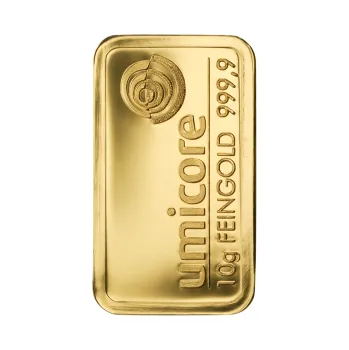 10 gramů zlatý slitek