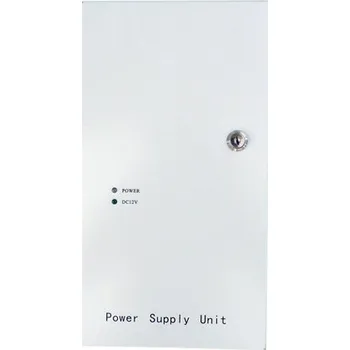 Napájecí zdroj pro osvětlení XtendLan Zdroj 12-13V DC nastavitelný, 9 portů, 8A celkem, 96W, tavn.pojistky,skříňka, zálohovatelný baterií