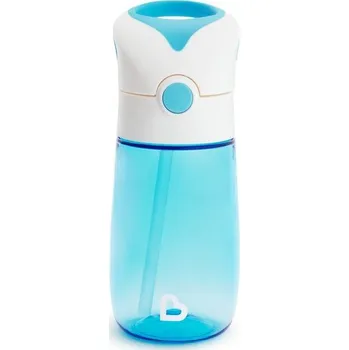 Munchkin Flip & Go™ Hrneček s brčkem 18m+ 355 ml modrý