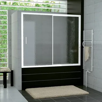 Vanová zástěna SanSwiss TOPB217000422 170 cm, bílá