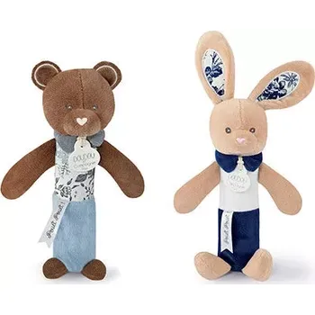 Pískací chrastítko medvídek 17 cm – DOUDOU