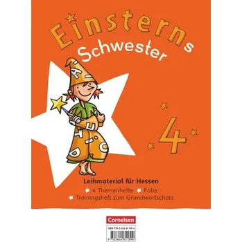 Cizí jazyk Einsterns Schwester 4. Schuljahr. Themenhefte 1-4 und Training Grundwortschatz - Leihmaterial für Hessen - Im Paket