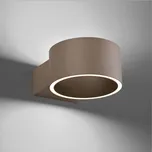PURE LED nástěnné svítidlo Clipse, bronzová barva, hliník Ø 15 cm 2 LED diody - celkem 10 W - Doprava zdarma