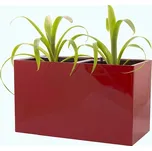 G21 Samozavlažovací květináč Combi červený 56 x 28 cm G21-6392481