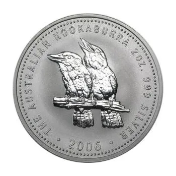 1 unce stříbrná mince Austrálie Kookaburra 2006