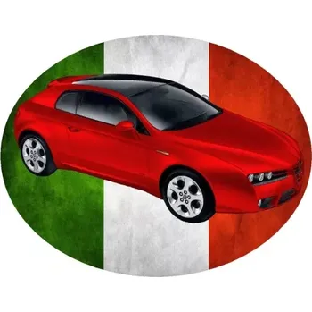 Nášivka Nažehlovačka Alfa Romeo Brera (digitální nažehlovačka s osobním autem)