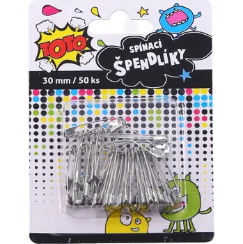 TOTO Špendlík spínací 50 ks 30 mm