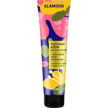 Péče o ruce Glamour krém na ruce a nehty s olivovým olejem a měsíčkem, 100 ml