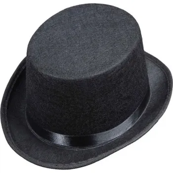 Svatební dekorace Cylindr na svatební auto s přísavkami - černý