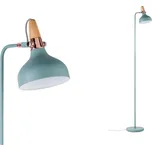 Paulmann Juna stojací lampa s detaily - Ø stínidla 16 cm tyrkysová, hnědá, měď 1 x 20 W - Doprava zdarma