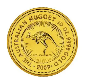 10 uncí zlatá mince Austrálie klokan