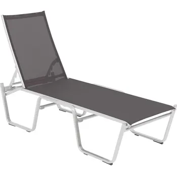 Zahradní lehátko Karasek Polohovací lehátko Bermuda, Karasek, 195x65x98 cm, rám lakovaná ocel barva dle vzorníku, výplet Karatex dle vzorníku