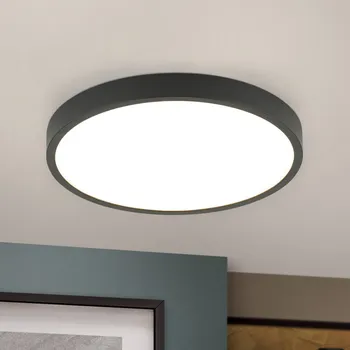 Orion Stropní svítidlo Bully LED v černé barvě, 3 000 K, Ø24cm černá, bílá 1 x 24 W LED - Doprava zdarma