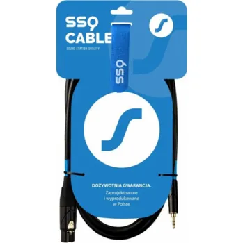 Audio kabel SSQ XLRMi0,5 - Kabel XLR samice - Jack stereo 3,5 mm, 0,5 m