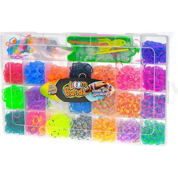 dětská sada na výrobu šperků Mikro Trading Toys & Trends sada pro pletení náramků z gumiček 5600 ks