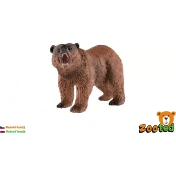 ZOOted Medvěd hnědý zooted plast 12cm