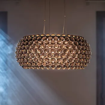 Foscarini Caboche Plus Grande závěsné světlo šedá kouřově šedá LED celkem 28 W - Doprava zdarma