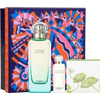 Unisex parfém Hermes Hermes Un Jardin Sur Le Nil Dárková sada EDT 100 ml, tuhé mýdlo 50 g a miniaturka EDT 7,5 ml