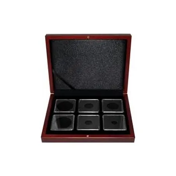 Univerzální hnědá krabička pro šest mincí do váhy 1 unce