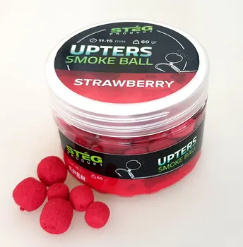 Boilies Stég Product Upters Smoke Ball 11-15 mm/60 g jahoda