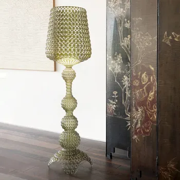 Lampička Kartell Kabuki - LED stojací lampa, zelená LED celkem 26 W - Doprava zdarma