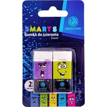 Pryž ASTRA Smart, 2ks bílá guma, vel.S, blistr, mix barev, 403022015