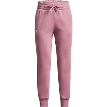 Dívčí tepláky Under Armour Rival Fleece Joggers velikost YXL pink elixir