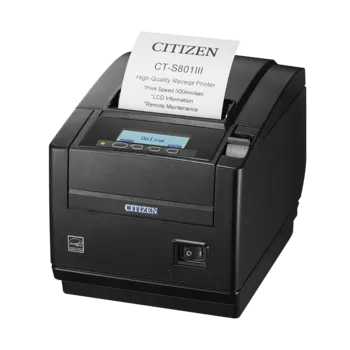 Tiskárna štítků Citizen CT-S801III, 8 dots/mm (203 dpi), cutter, USB, black (CTS801IIIS3NEBPXX)