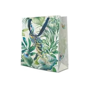 Dárková taška Dárková taška střední - Peacock 20x10x25 cm,rychlé dodání
