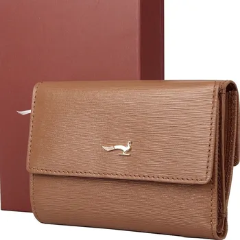 Peněženka Luxusní dvouoddílová hnědá kožená peněženka Marta Ponti no. 001