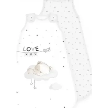 Spacák HERDING Dětský luxusní spací pytel 90cm MALÝ MEDVÍDEK, 6/36měs.