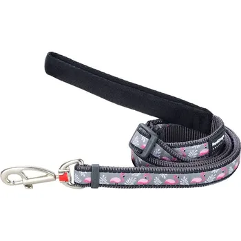 Vodítko pro psa Vodítko Red Dingo velké 1,8m/25mm Flamingo Grey