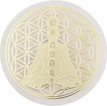 Selenit Květina života - dekorace cca 0,75 x 6 cm