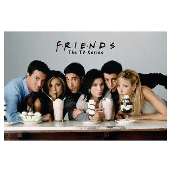 Plakát Plakát, Obraz - Přátelé - Milkshake, 91.5 × 61 cm