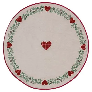 Vánoční dekorace Textilní kobereček pod vánoční stromeček Charline