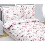 Povlečení krepové - Růže růžová - 140x200, 70x90 cm
