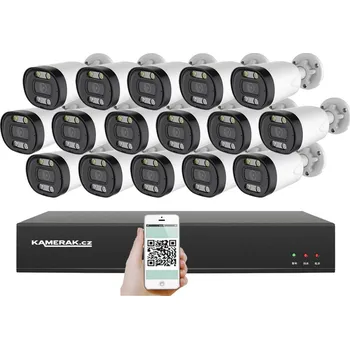 Kompletní kamerový systém 4K PoE IP 16 kamerový set XM-1613D 8MPx, CZ menu