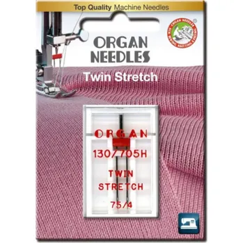 Příslušenství k šicímu stroji Dvojjehla na pleteninu rozpich 4 mm